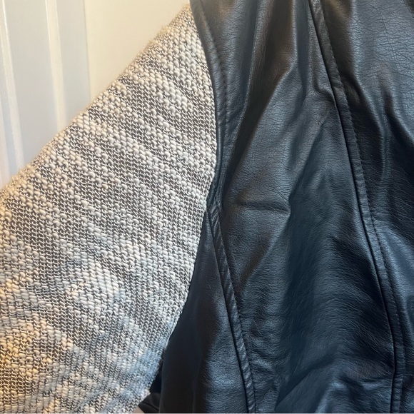 Torrid Leather Jacket with Hood - Picture 3 of 5